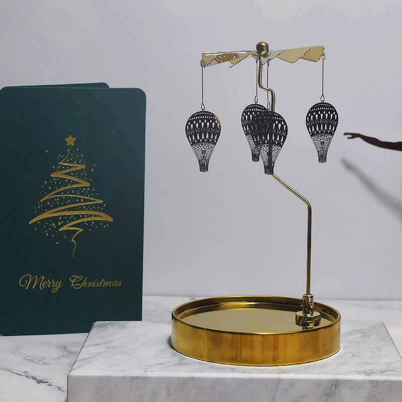 Novelty Solid Color Stainless Steel Metal Candlestick