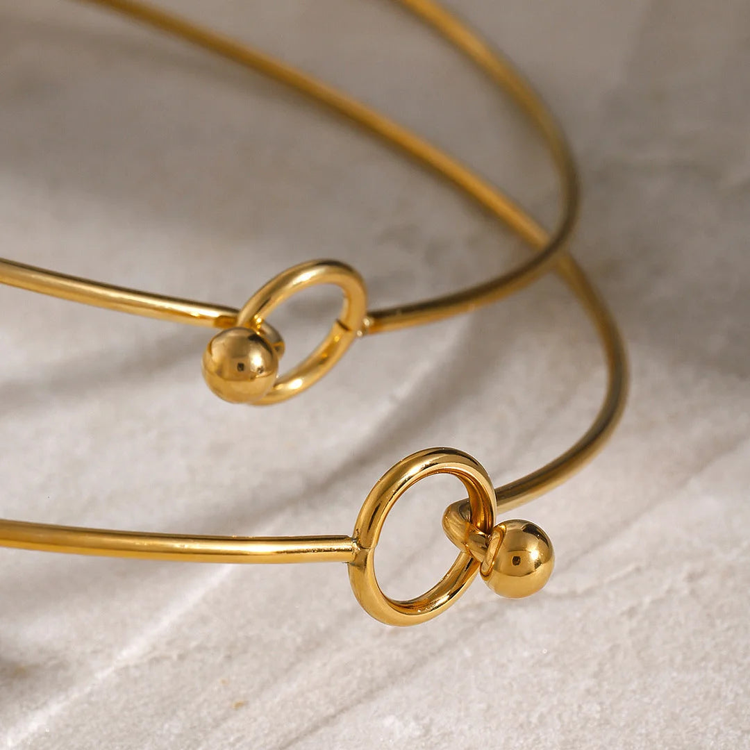 IG Style Pearl Shell Stainless Steel Chokers