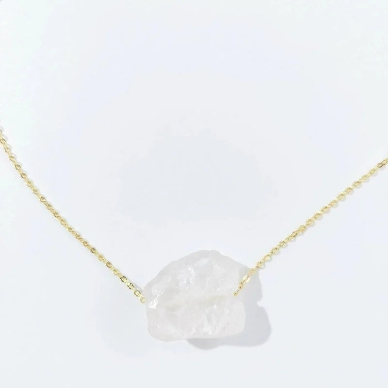 Fashion Solid Color Crystal Patchwork Pendant Necklace 1 Piece