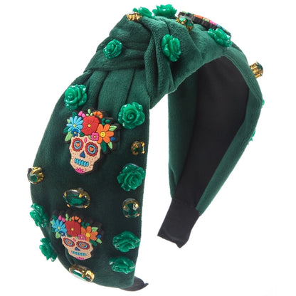 Halloween Hip-Hop Retro Funny Women's Clown Diamond Hair Band