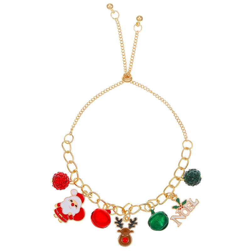 Style Geometric Alloy Plating Flakes Elk Christmas Women's