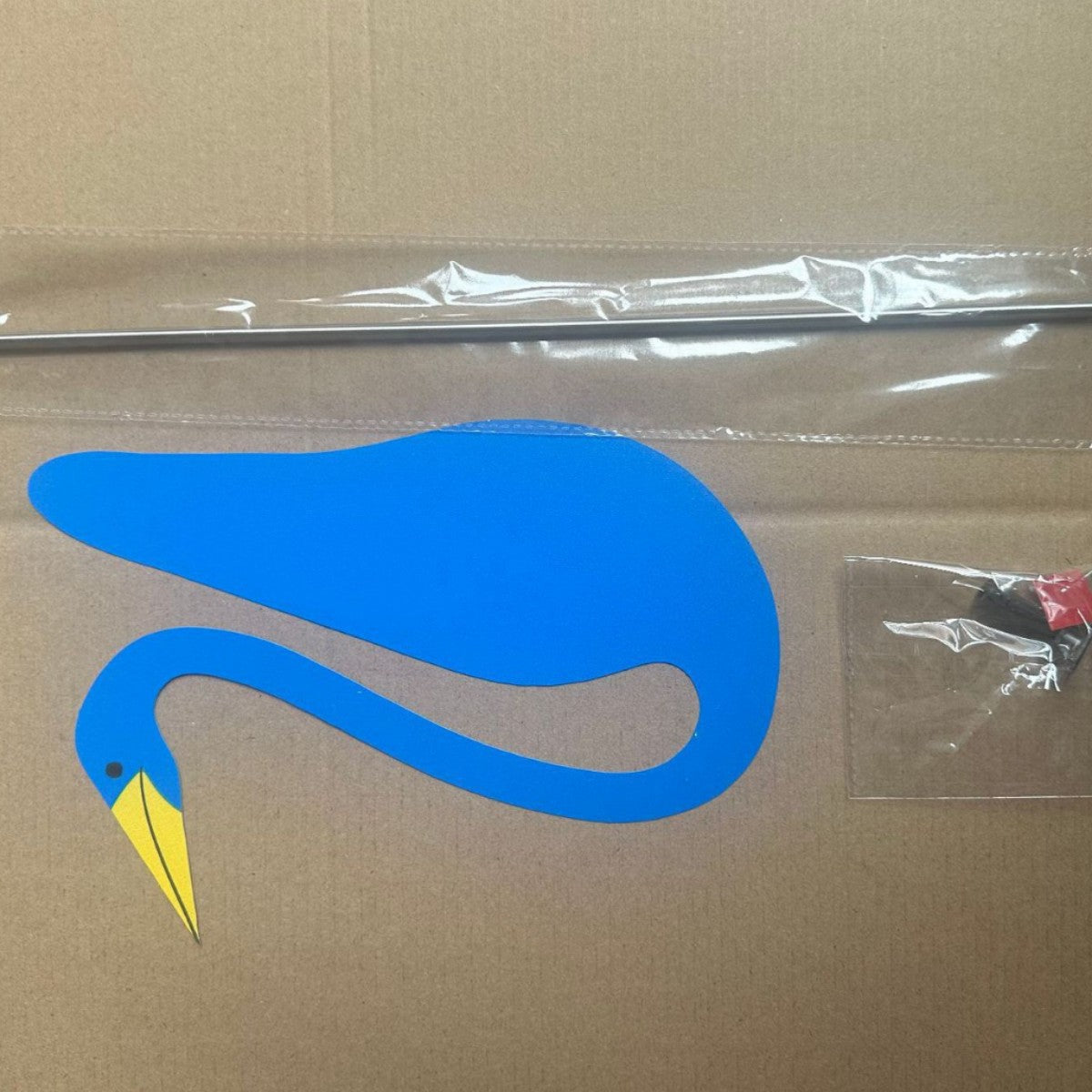 2 Pieces Swirl Bird Beach Flamingo Wind Chime Home Yard Backyard Party Garden Decoration Windmill