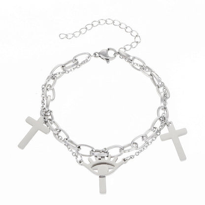 Alloy Gold Plated Silver Plated Elegant Shiny Plating Star Heart Shape Bracelets