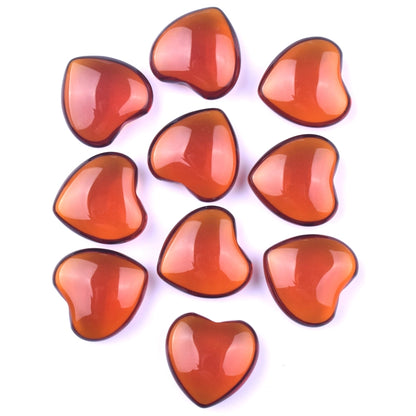 2 Pieces Gemstoen Heart Special Large Favorably 20Mm Pink Crystal Love Amethyst Heart-Shaped Ornaments