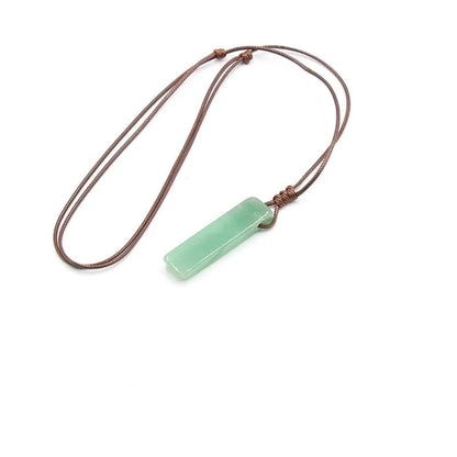 Fashion Square Crystal Pendant Necklace 1 Piece