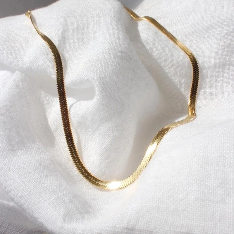 Minimalist Solid Color 316 Stainless Steel Necklace