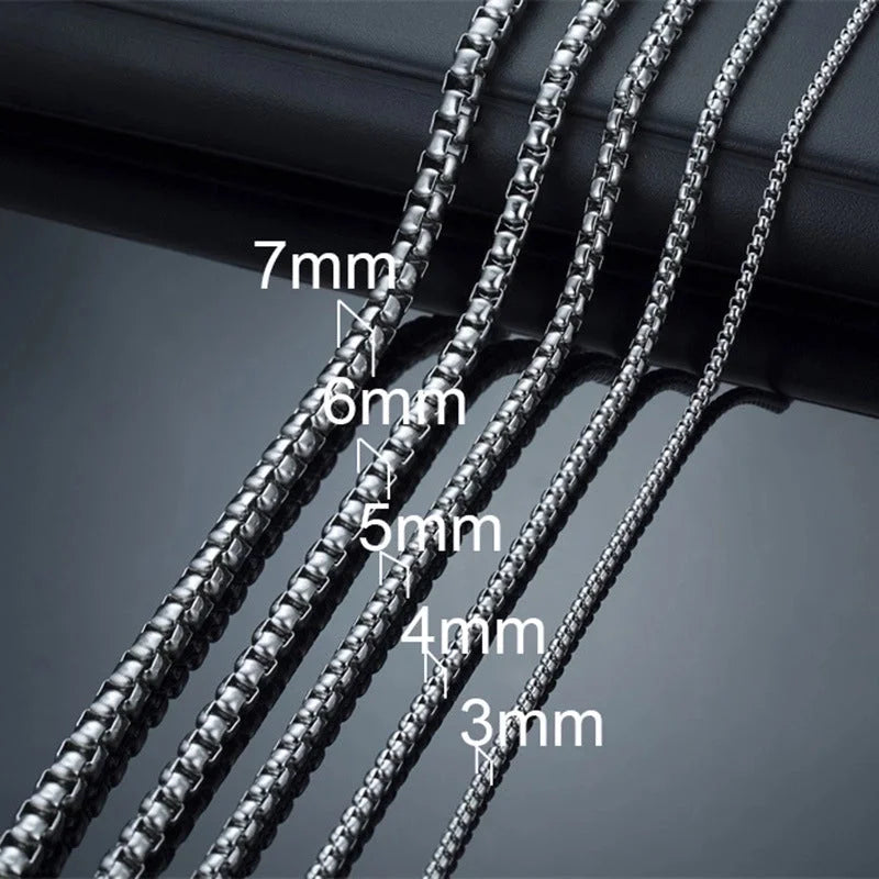 Modern Style Geometric 201 Stainless Steel Plating Stainless Steel Necklaces