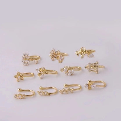 Nose Rings & Studs Fashion Geometric Copper Plating