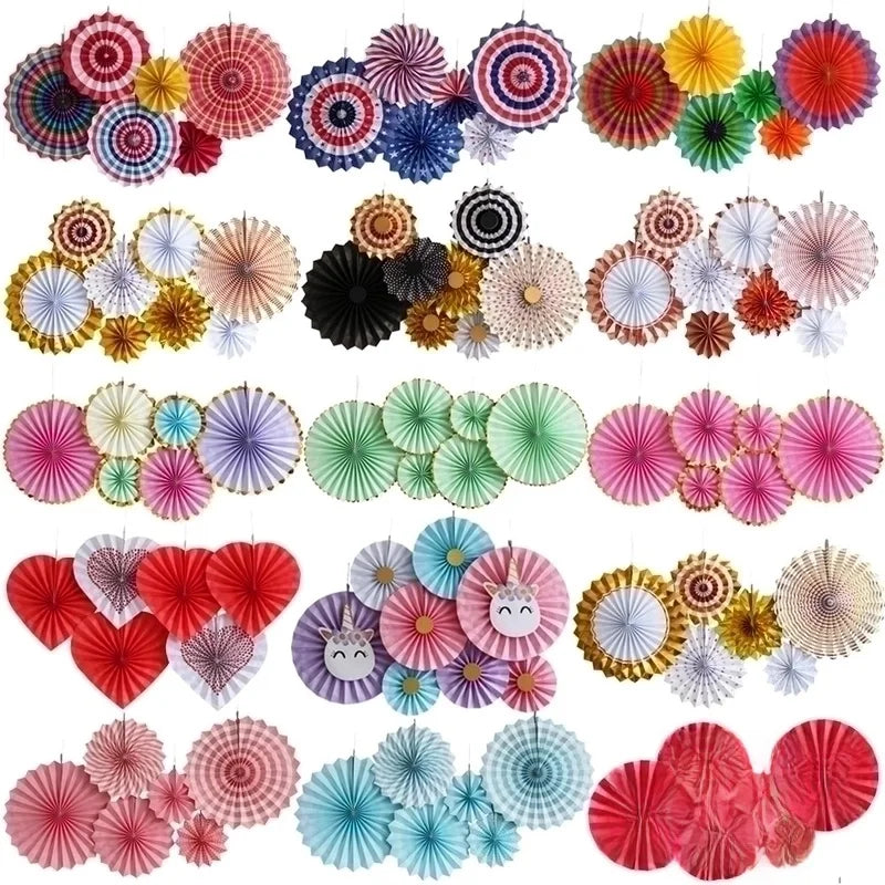 Flower Craft Paper Casual Daily Party Hanging Ornaments Party Supplies Decorations 1 Piece