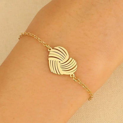 Minimalist Classic Style Snowflake 304 Stainless Steel Zircon Stainless Steel Bracelets In Bulk