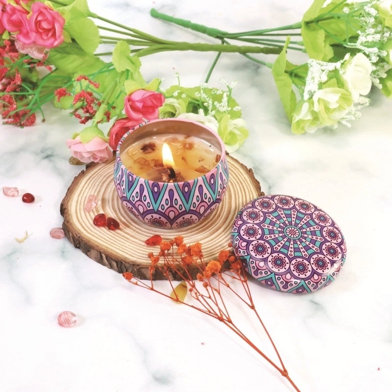 Christmas Fashion Santa Claus Contrasting Colors Flower Wax Metal