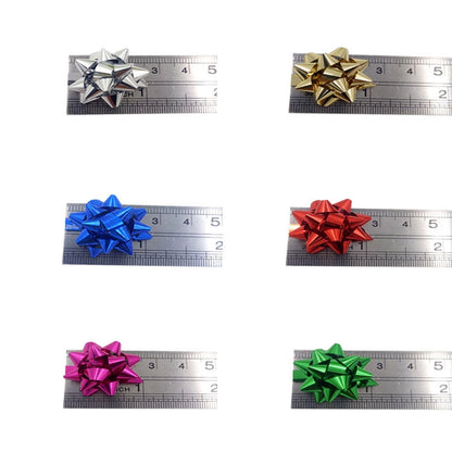 Factory Direct Mini Star Flower 1-inch PET Paint Rainbow Laser Fit Star Flower 120 Pieces