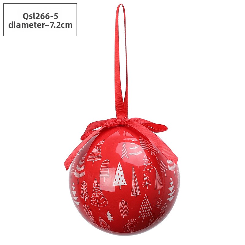 Christmas Ball Pendant Snowman Foam Ball Ornament Christmas Tree Hanging Ball Atmosphere Decoration Supplies