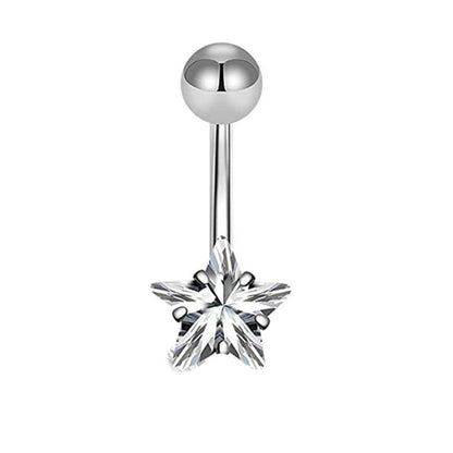 Minimalist Geometric Stainless Steel Plating Belly Ring 1 Piece