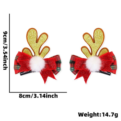 Christmas Cartoon Style Cute Antlers Party Festival Hairpin