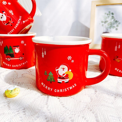 Christmas Christmas Cartoon Ceramics Mug 1 Piece