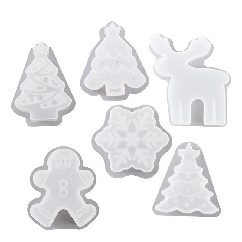 Christmas Cute Christmas Tree Snowflake Silica Gel