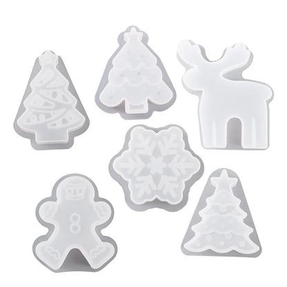 Christmas Cute Christmas Tree Snowflake Silica Gel