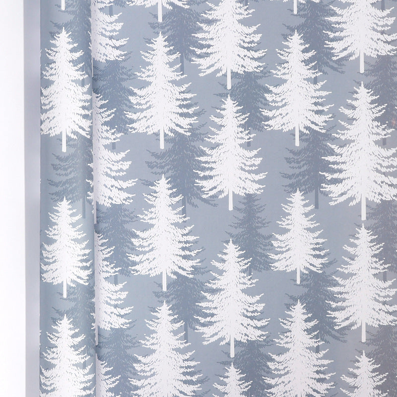 Large Size Gift Wrapping Paper Roll Brown Christmas Reindeer Head Elk Green Plaid Gift Box Recyclable Gift Paper