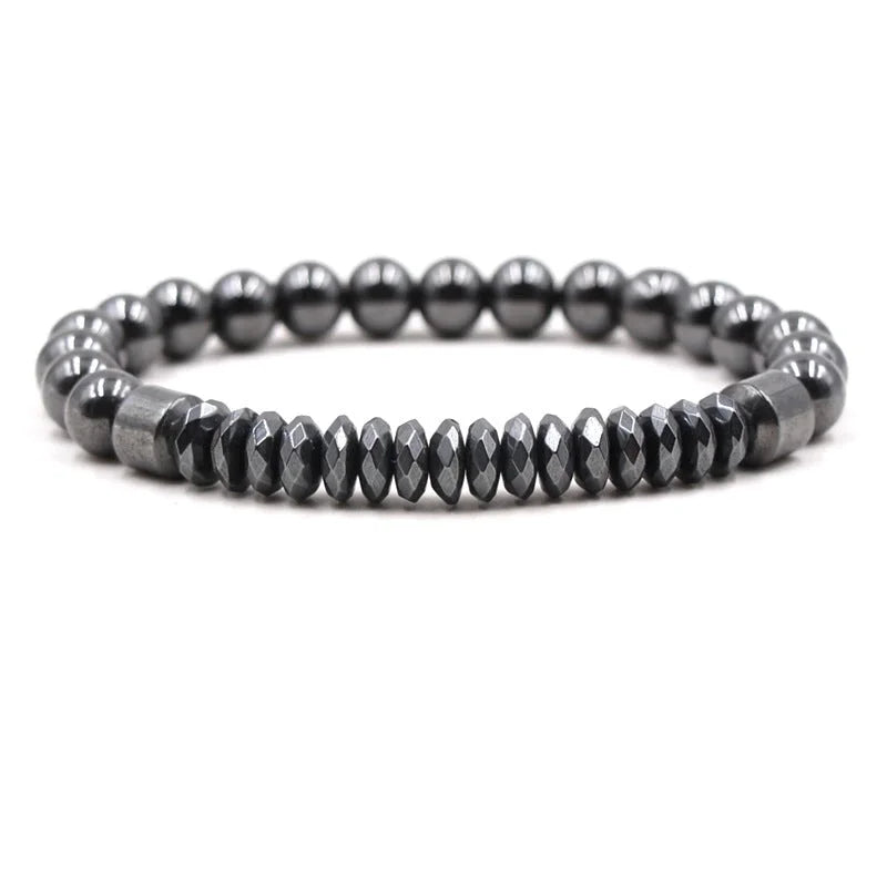 Minimalist Geometric Natural Stone Beaded Bracelets 1 Piece