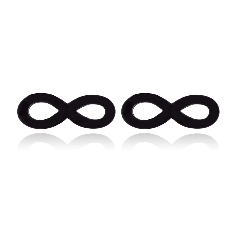 1 Pair Fashion Infinity 304 Stainless Steel 18K Gold Plated Ear Studs