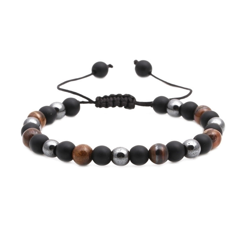 Retro Geometric Natural Stone Bracelets