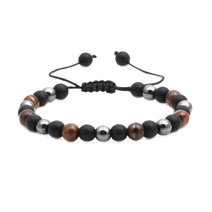 Retro Geometric Natural Stone Bracelets