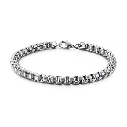 Fashion Solid Color Titanium Steel Bracelets