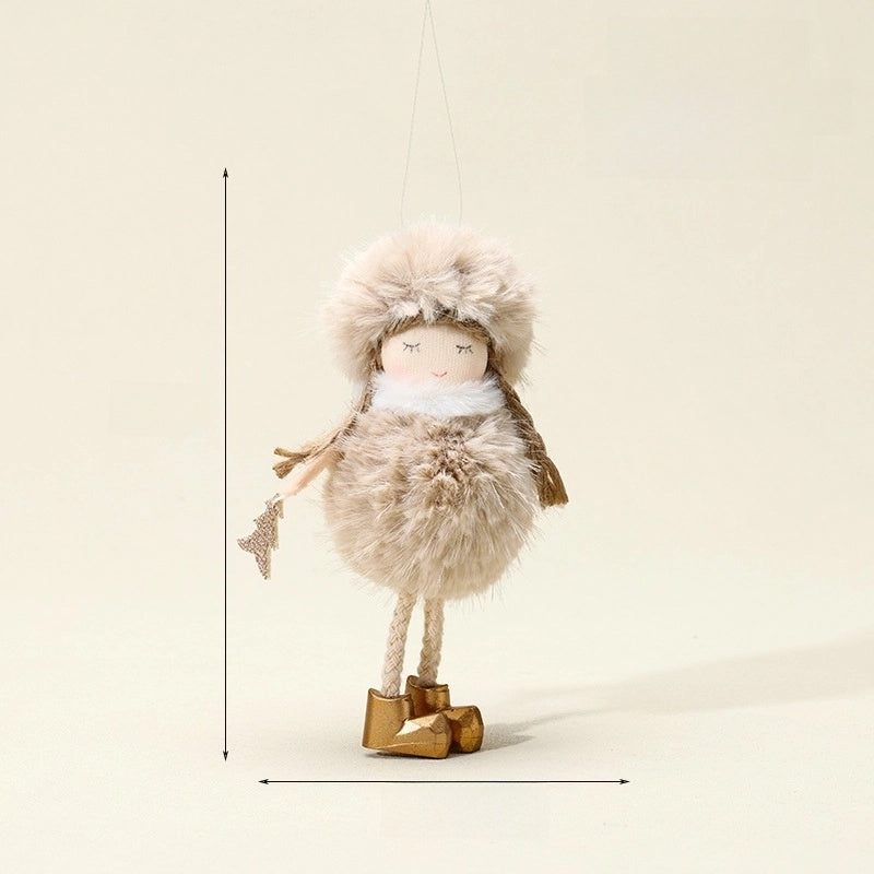 Christmas Angel Cloth Plush Party Hanging Ornaments
