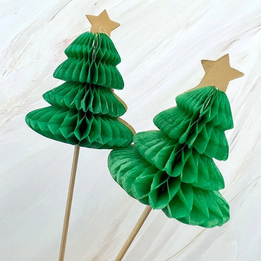 Christmas Fashion Christmas Tree Wood Party Decorative Bamboo Skewers