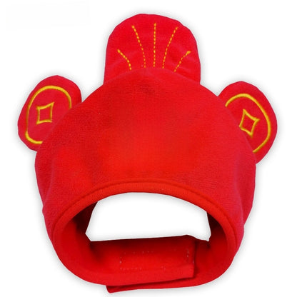 New Year Pet Christmas Hat Cat Cute Head Clothing Products Transformation Panda Small Dog Cat Toy Headgear