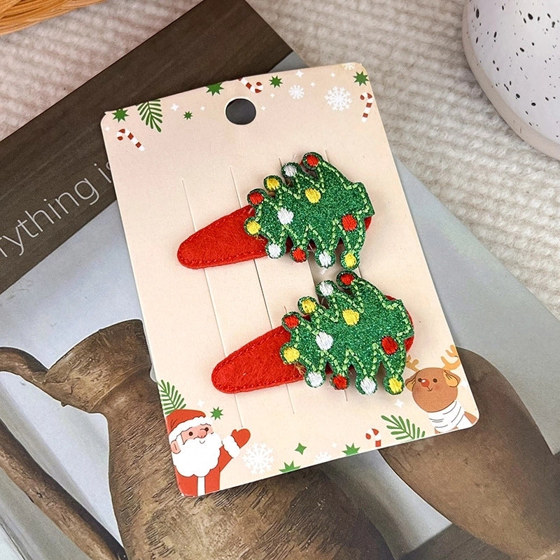 Women's Minimalist Classic Style Color Block Cloth Flakes Hair Clip