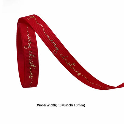 Christmas Ribbon Cake Baking Ribbon Christmas Gift Box Packaging Ribbon Ribbon Bow Christmas Ribbon