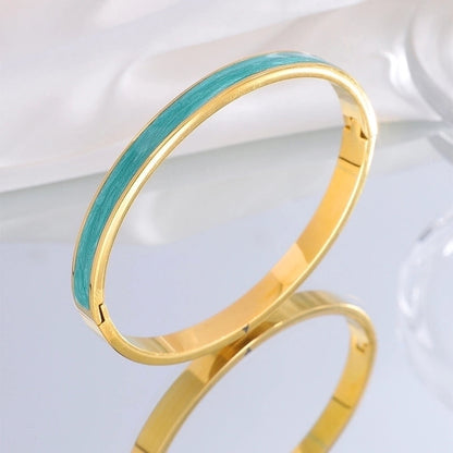 Casual Minimalist Classic Style Heart Shape 304 Stainless Steel Bangle In Bulk