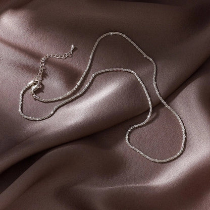 Alloy Freshwater Pearl Copper Fashion Solid Color Irregular Necklace