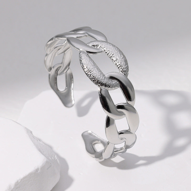 Chain Stainless Steel Electroplating Bangles