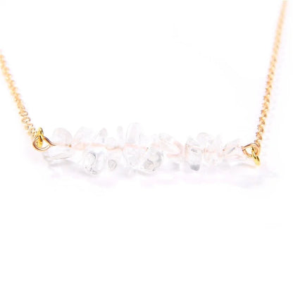 Vacation Irregular Alloy Natural Stone Necklace 1 Piece