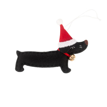 Christmas Dog Nonwoven Party Hanging Ornaments