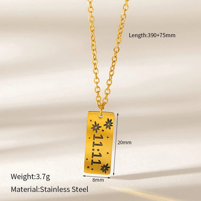 Elegant Glam Luxurious Geometric 304 Stainless Steel Stainless Steel Necklaces