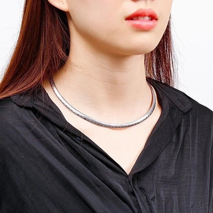 Titanium Steel 18K Gold Plated Fashion Plating Geometric Choker