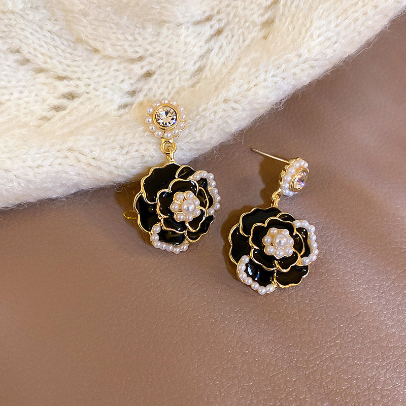 2 Pieces Mid-century Modern Round Geometric Copper Electroplating Earrings