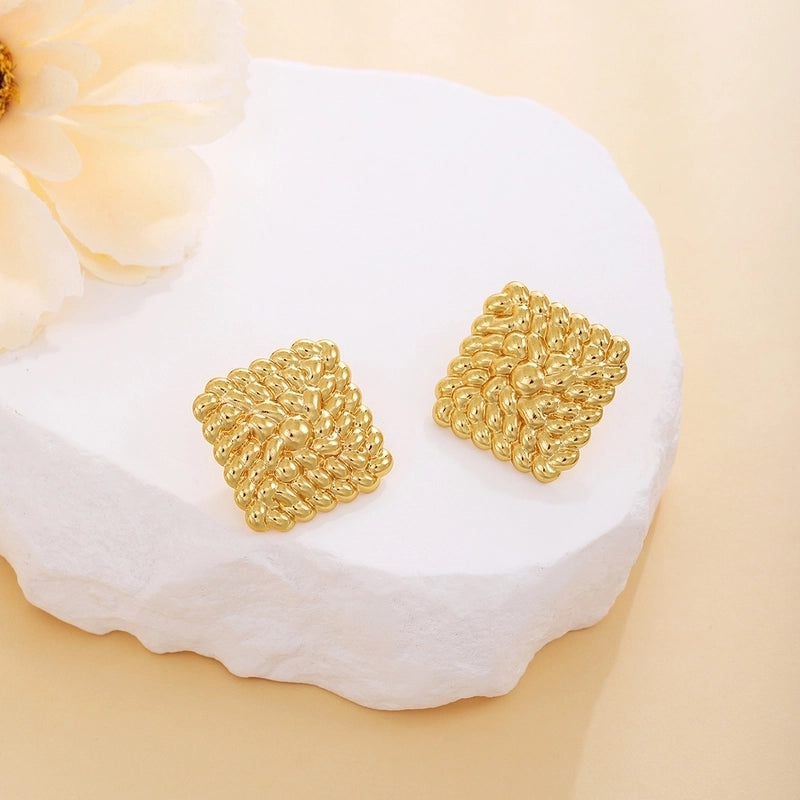 1 Pair Elegant Minimalist Geometric 304 Stainless Steel Stainless Steel Earrings