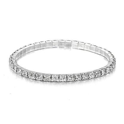 Minimalist Geometric Crystal Rhinestone Gem Bracelets