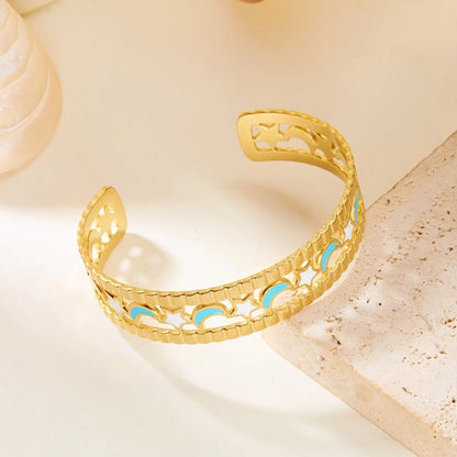 Casual Elegant Lady Heart Shape 304 Stainless Steel Bangle In Bulk