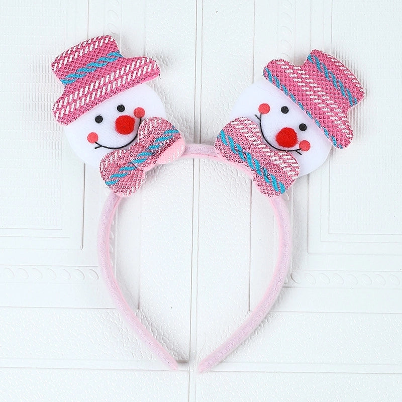 Christmas Cartoon Style Cute Snowman Elk Party Festival Headband