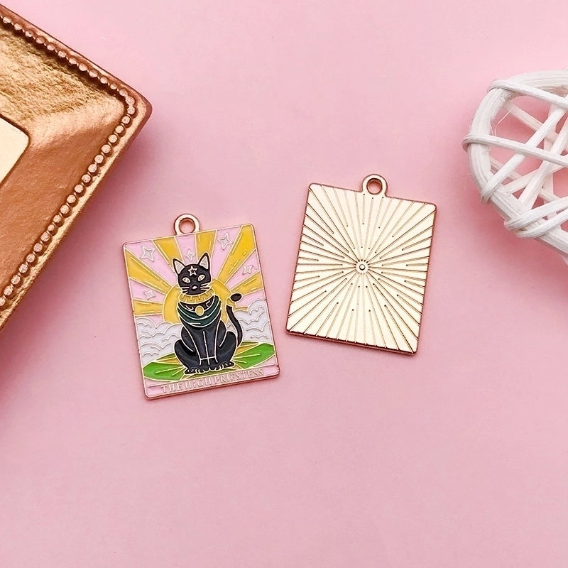 1 Piece 21*28mm Alloy Cat Polished Pendant