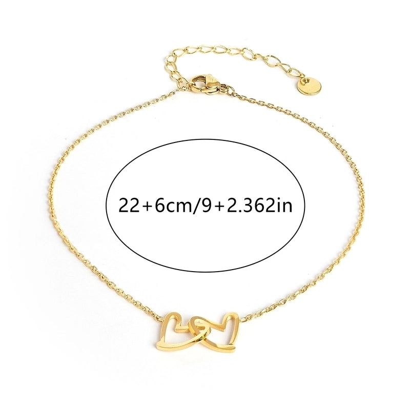 304 Stainless Steel 18K Gold Plated Minimalist Classic Style Plating Solid Color Bracelets Necklace