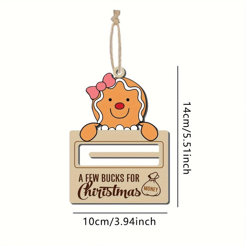 Christmas Cartoon Style Santa Claus Snowman Elk Wood Daily Festival Hanging Ornaments Decorations Hanging Ornaments