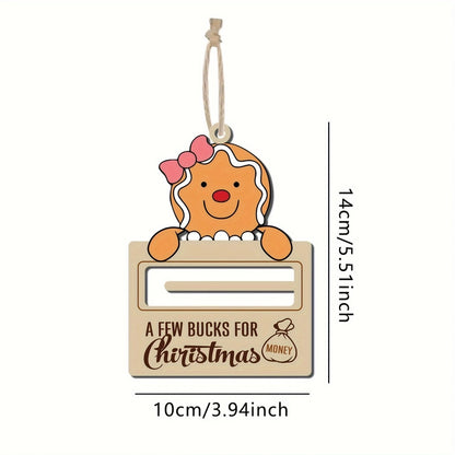 Christmas Cartoon Style Santa Claus Snowman Elk Wood Daily Festival Hanging Ornaments Decorations Hanging Ornaments