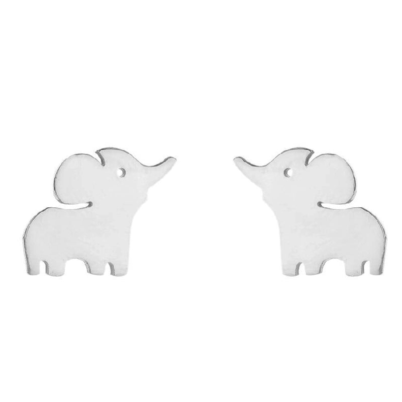 1 Pair Minimalist Animal 304 Stainless Steel 18K Gold Plated Ear Studs
